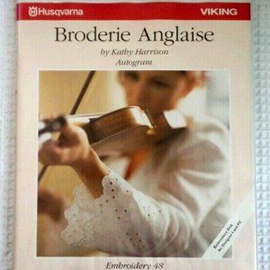 Husqvarna Viking Embroidery Disk 48 Broderie Anglaise 412 7377-01 Kathy Harrison